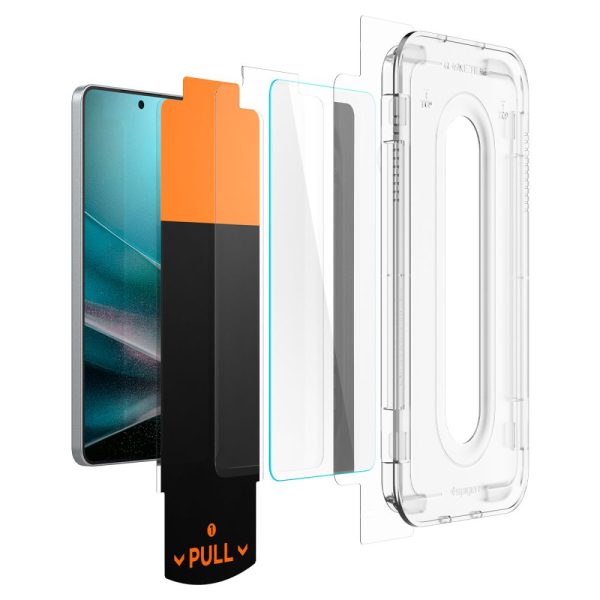 Spigen Glass tR EZ Fit HD 1 Pack transparency-Samsung Galaxy S25 Edge (AGL09411) - Image 7